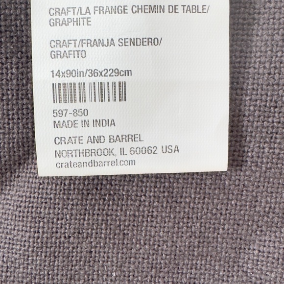 Crate&barrel Table Runner - Picture 3 of 3